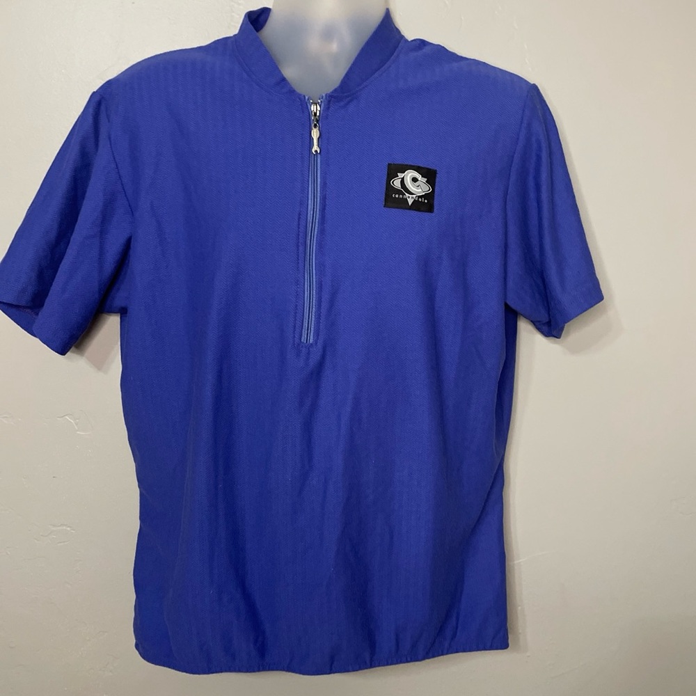 Vintage Cannondale Cycling Jersey Shirt Blue Men Size XL USA Handmade